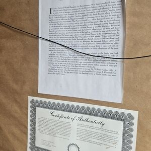 Certificate of Authenticity with Text